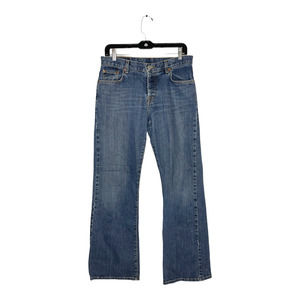 Lucky Brand Dungarees Mid Rise Button Fly Bootcut Denim Jeans Blue Size 10/30